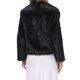thumbnail image 3 of INSPIRE CHIC Abrigo de Mujer de Piel Sintética con Solapa, Frente Abierto, Manga Larga, Chaqueta Peluda y Esponjosa, Abrigo de Invierno Caliente, L Negro, 3 of 6