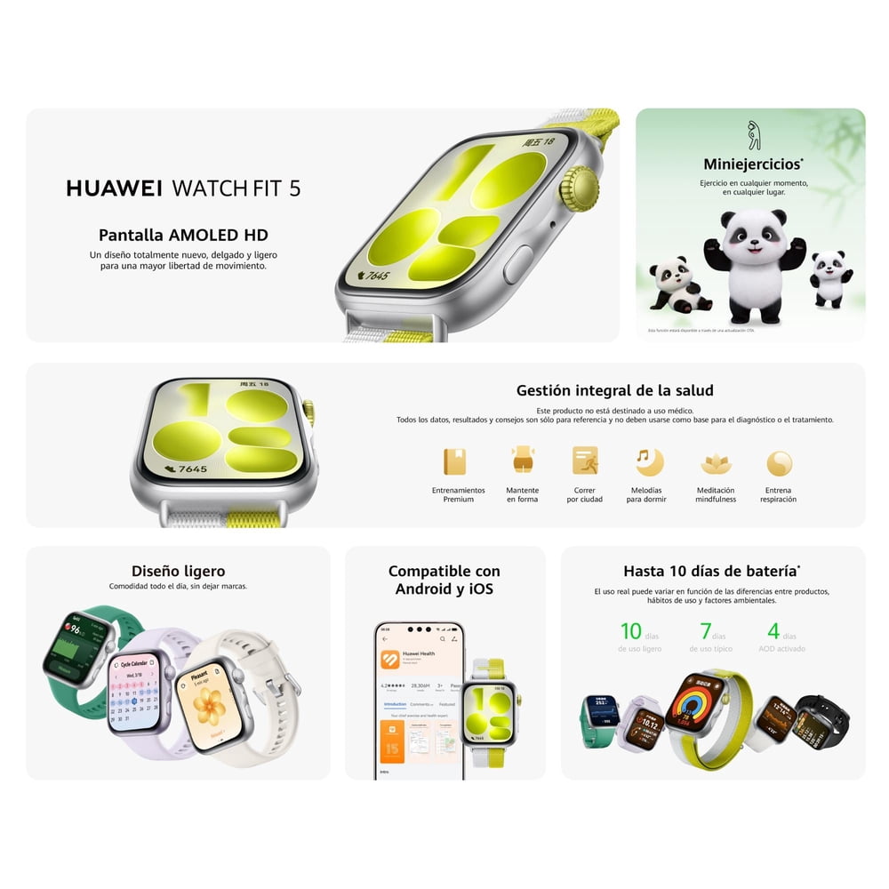 Huawei Watch Fit 5 Blanco, foto 5