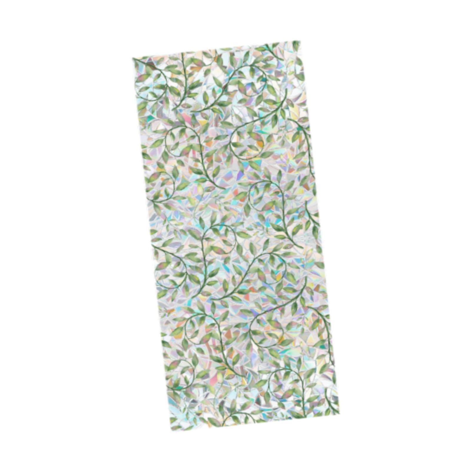 Bothyi - Película Adhesiva Para Ventana Con Diseño De Plantas, Para Privacidad, Para Decoración Del Hogar Y Cafeterías.