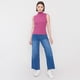 thumbnail image 4 of Polera Mujer Rib Sin Mangas Rosado Corona, 4 of 5