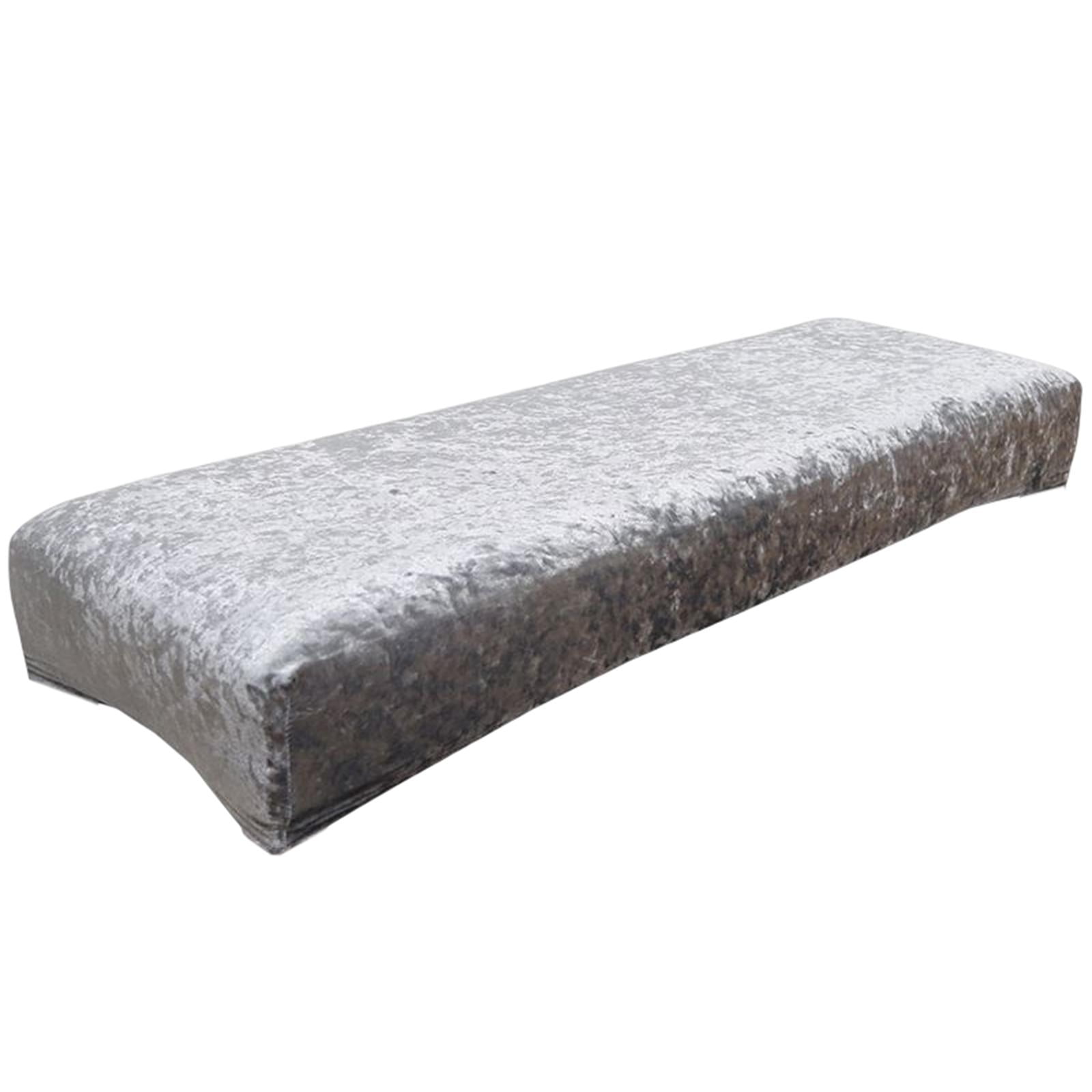 Bothyi - Funda De Cojín Para Banco De Piano, Fundas Elásticas Para Sillas Para Dormitorio, Cocina, Hotel, Gris Oscuro