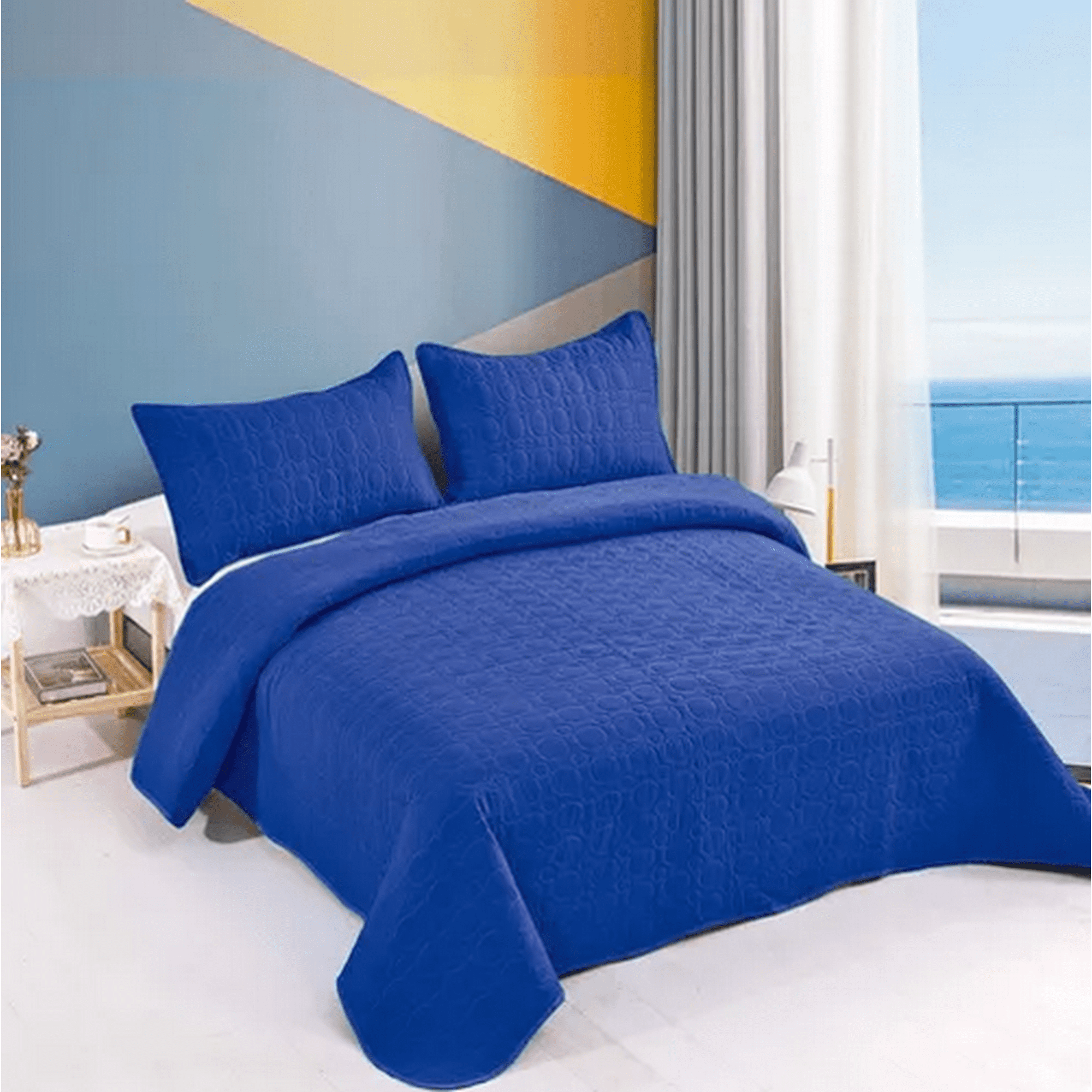 Genérico - Cubrecama Quilt King Varios Diseños Nuevos
