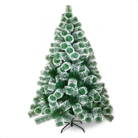 Geneerico - Árbol De Navidad Pascua 2.1 Metros Nevado Armable Verde