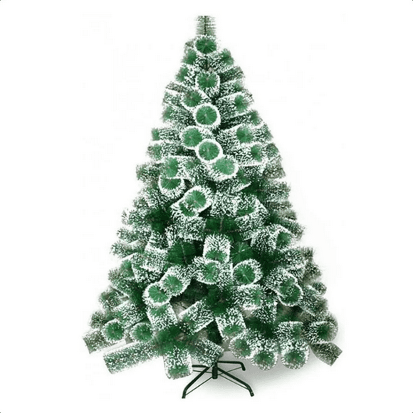 Árbol De Navidad Pascua 2.1 Metros Nevado Armable Verde