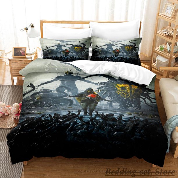 Death Stranding Bedding Set Bed Set Aldult Kid Bedroom Duvetcover Setsparure de lit
