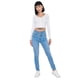 thumbnail image 1 of Jeans Mujer Skinny Push Up Azul Claro 3 Botones Corona, 1 of 5