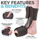 thumbnail image 3 of Férula nocturna BraceAbility Dorsal para la fascitis plantar S/M, 3 of 8