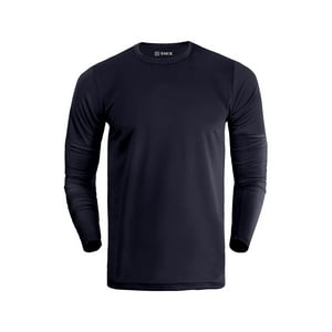 Snix - Polera Deportiva Dry Fit De Adulto Manga Larga Azul Marino Talla Xl