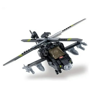 Sluban - Helicoptero Ah-64 Apache Nocturno, Compatible Lego