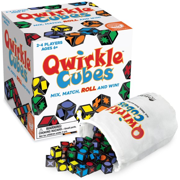 Juego MindWare Qwirkle Cubes con 90 cubos de madera