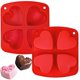thumbnail image 1 of Molde para hornear Webake corazón de 7 cm, 4 cavidades, paquete de 2, 1 of 7