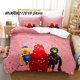 thumbnail image 1 of v799 Bed Sheets Dont Hug Me Im Scared Bedding Set Single Twin Full Queen King Size Bed Set Aldult Kid Bedroom Duvetcover Set Anime Bed Sheet Set 3-Piece Bedding Set (1 Duvet Cover + 2 Pillow Shams) Be, 1 of 5