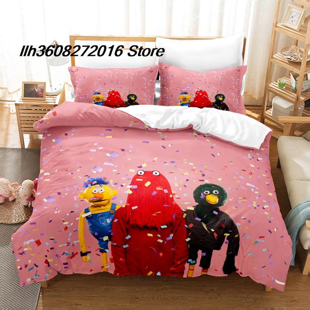 v799 Bed Sheets Dont Hug Me Im Scared Bedding Set Single Twin Full Queen King Size Bed Set Aldult Kid Bedroom Duvetcover Set Anime Bed Sheet Set 3-Piece Bedding Set (1 Duvet Cover + 2 Pillow Shams) Be