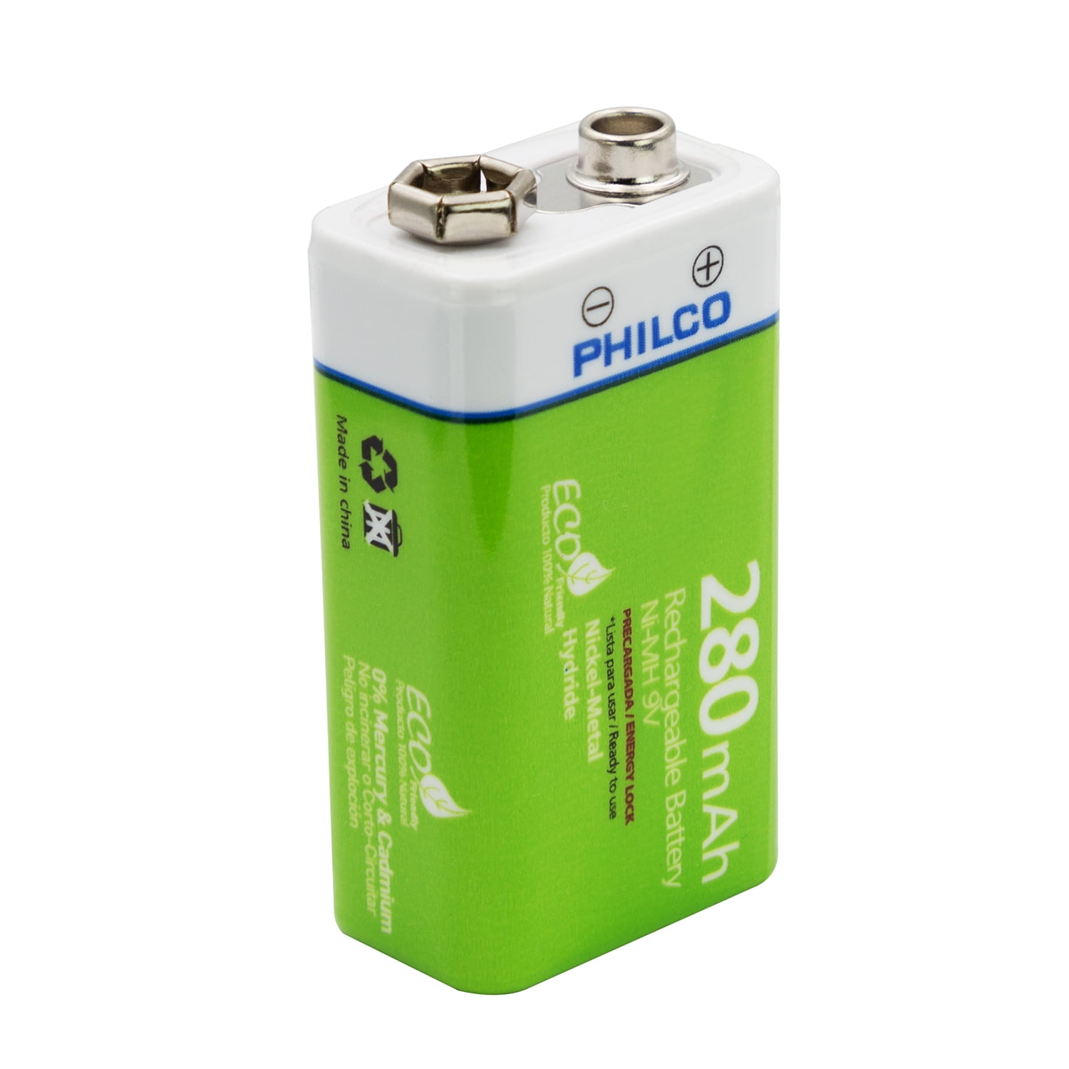 Philco - Batería Recargable 9v 280 Mah