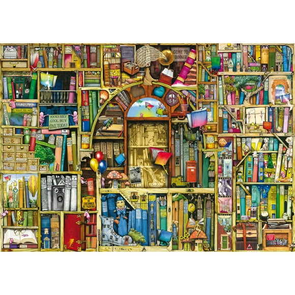 Rompecabezas Ravensburger The Bizarre Bookshop 2 1000 piezas