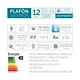 thumbnail image 3 of Plafón Exterior Redondo 12w Luz Fría, 3 of 3