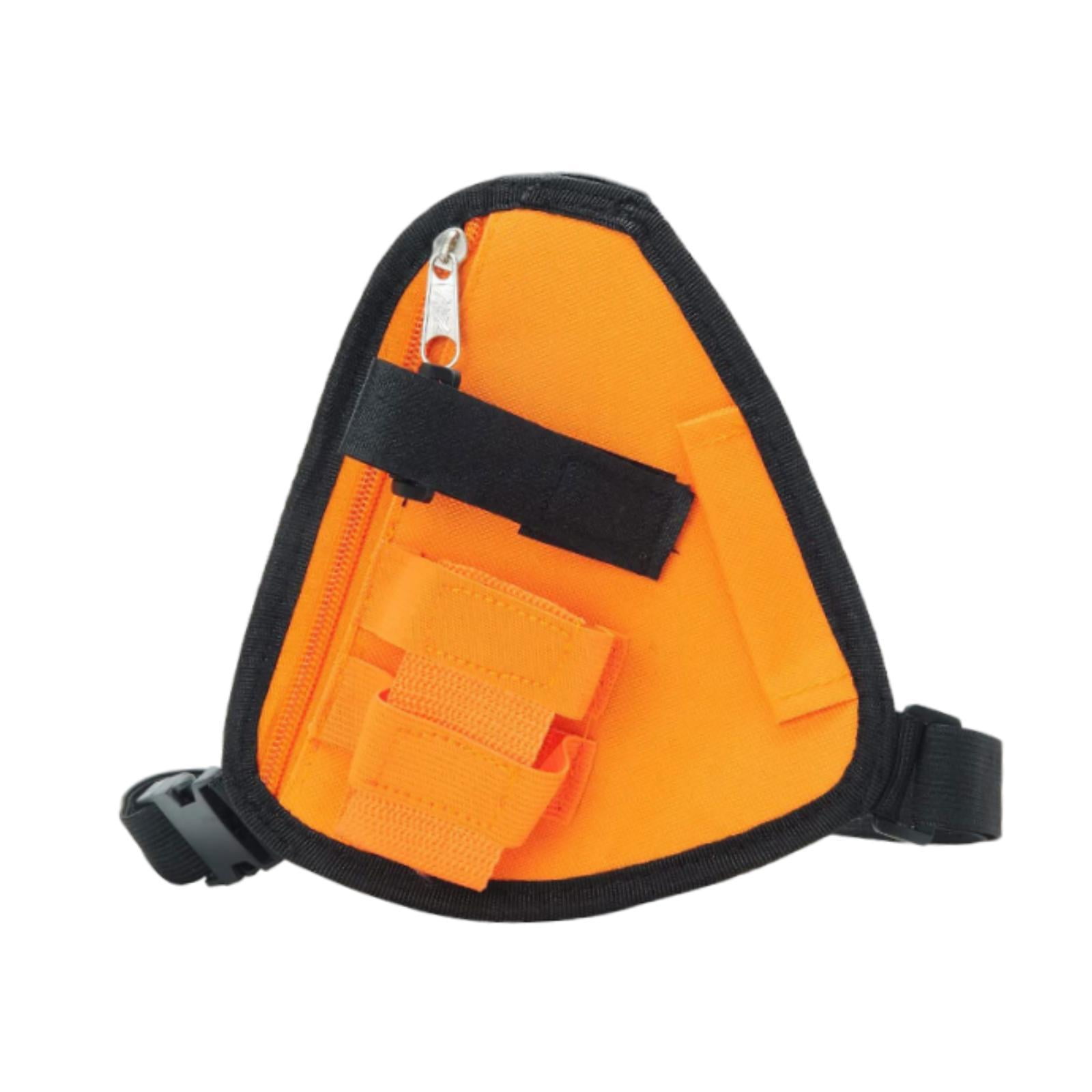 Magideal - Arnés De Pecho Para Radio Bidireccional, Bolsa, Estuche, Arnés De Radio Para El Pecho, Soporte Para Radio Bidireccional Para Sitios De Construcción Y Naranja