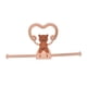 thumbnail image 1 of Soporte De Exhibición Para Horquillas Para El Cabello, Estante Para Pinzas Para El Cabello Montado En La Pared, Soporte Para Aro Para El Cabello Para Baño, Color Naranja, 1 of 5