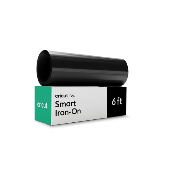 Vinil Transferível por Calor Cricut Smart para Máquina Joy, Preto 5,5 x 1,8 m