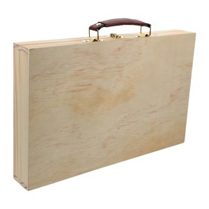 Magideal - Artista Suministros Organizador De Caja De La Caja Strurdy Sleek Contenedor Caja De Almacenamiento De Viajes Para Lápices Cepillos Marcadores Pinturas