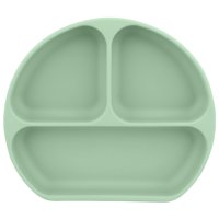 Plato Con Divisiones Verde Infanti