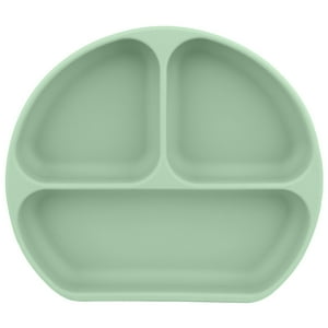 Plato Con Divisiones Verde Infanti