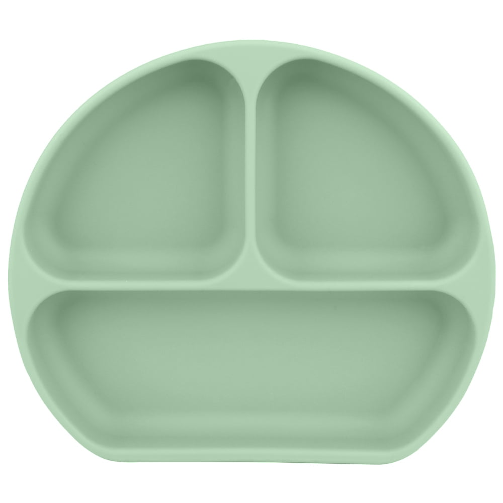 Plato Con Divisiones Verde Infanti