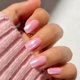 thumbnail image 2 of Press On Nails JOYVVEW, cromado, rosa bebé, cuadrado mediano, 24 unidades, 2 of 7