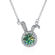 thumbnail image 4 of Collares con Colgante de Moissanita de 1 Uds para Mujer, Collares de Diamante con Forma de Conejo Color D VVS1 Amarillo/azul/rosa, Regalos de Joyería de Plata Esterlina 925 para Mujer con Certificado, 4 of 9