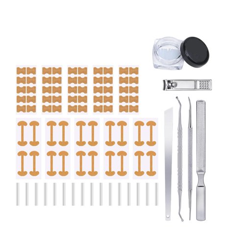 Ioensy - Kit De Corrección De Uñas Encarnadas Para Hombres Y Mujeres. Pegatinas Correctoras Para Uñas De Los Pies.