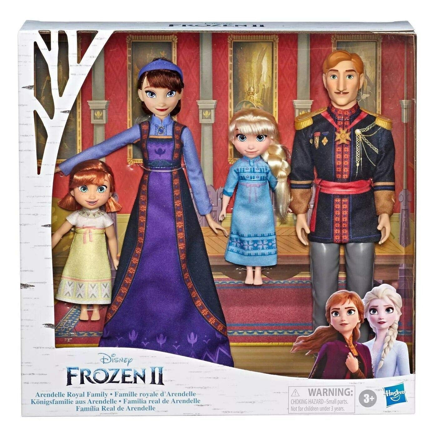 Set De 4 Muñecas Disney Frozen 2 Arendelle Royal Family