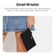 thumbnail image 2 of Wristlet Coach Pulished Pebble Small, piel negra, 2 of 6