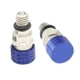thumbnail image 1 of 2 Piezas M5 0,8mm Válvula De Presión De Purga De Aire De Horquilla Para Motocicleta Azul Duradero, 1 of 5