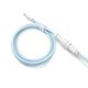 thumbnail image 3 of Cable USB en espiral Keychron Custom Aviator Type-C azul claro, 3 of 3