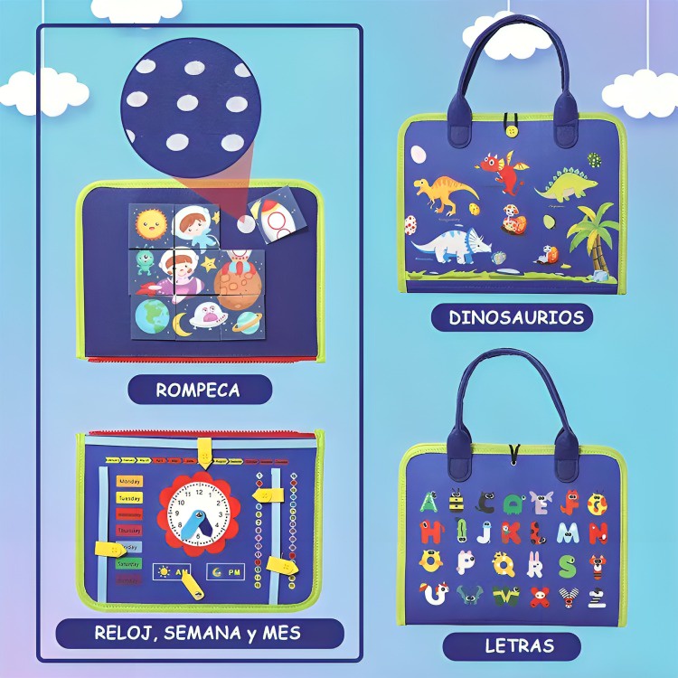 Genérico - Libro Sensoriales Interactivon Juego Educativo