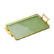 thumbnail image 4 of Bandeja De Servicio Con Asas Rectangular Para Almacenamiento De Cosméticos Para Escritorio, Oficina, Hotel, Color Verde, 4 of 5