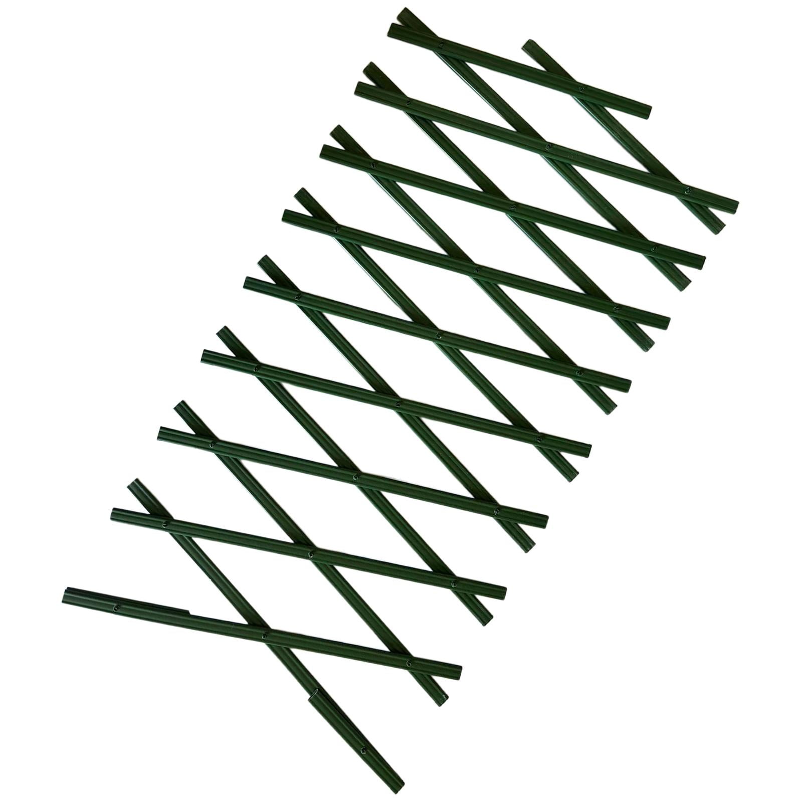 Magideal - Valla De Plástico Para Jardín, Enrejado Retráctil, Soporte Para Plantas Trepadoras Para Pared De Patio, Decoración De Jardín Para