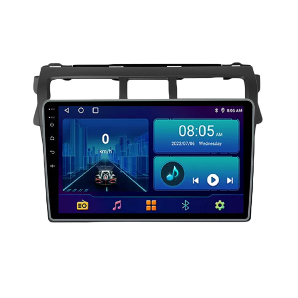 Radio Android Auto Carplay Toyota Yaris 2006-2013