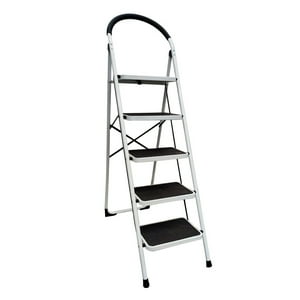 Escalera Plegable Qrubber De 5 Peldaños