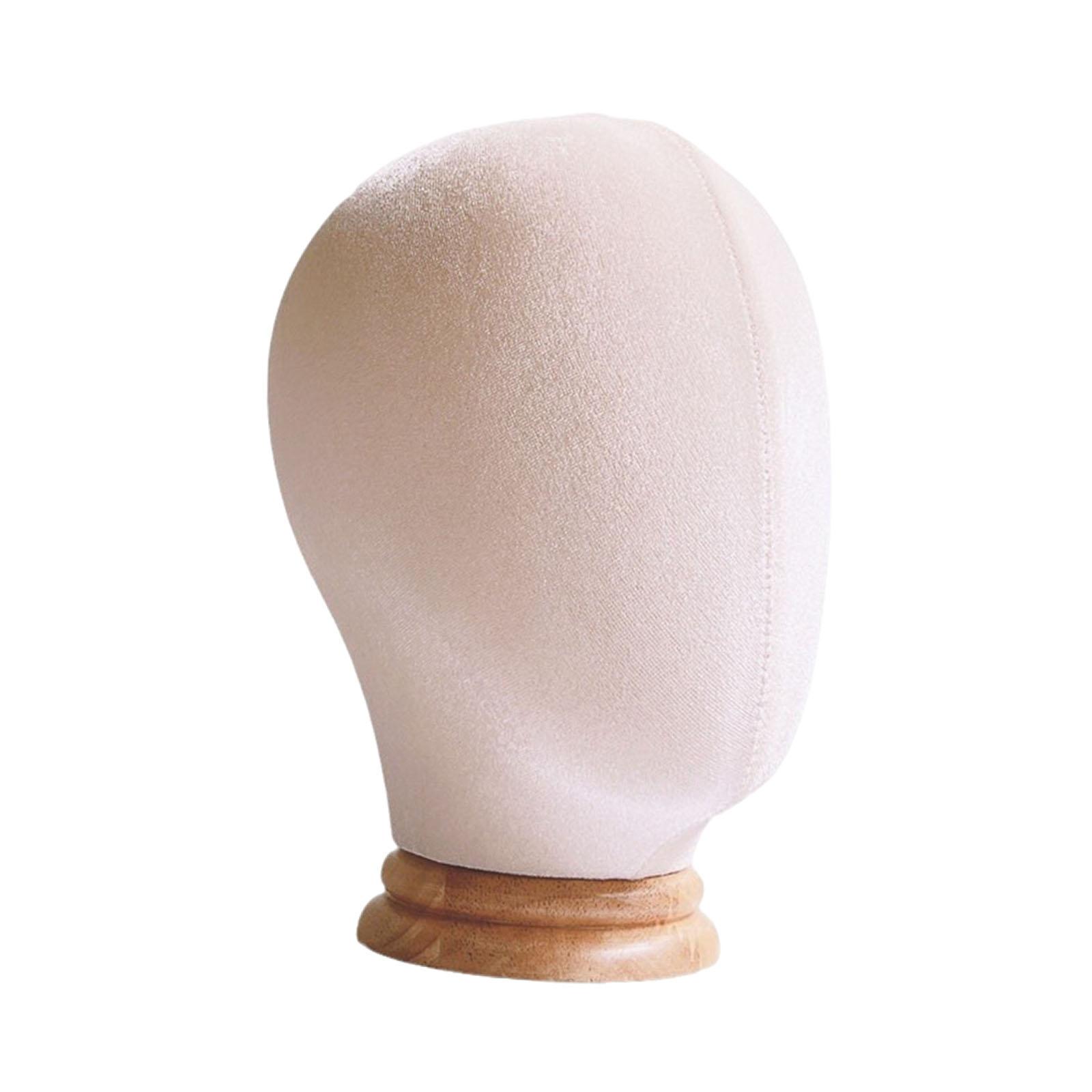 Magideal - Exhibición De Peinado De Cabeza De Maniquí, Modelo De Cabeza De Peluca Multiusos, Exhibición De Cabeza De Maniquí Para Salón, Gafas, Auriculares, Gorr Beige