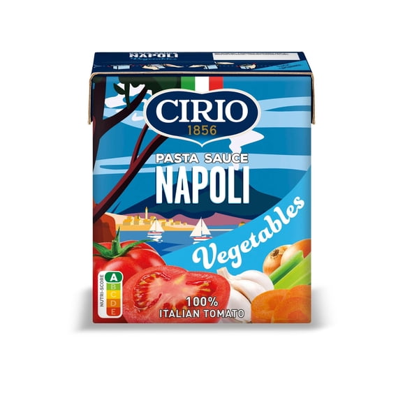 Salsa Tomate Napoli Vegetales Caja, 340 g