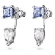 thumbnail image 2 of Chaquetas con aretes Swarovski Mesmera con acabado en rodio azul/transparente, 2 of 3