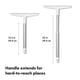 thumbnail image 2 of Limpiavidrios extensible de aluminio OXO Good Grips 39-58 cm, 2 of 2