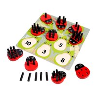 Bothyi - Juguete De Madera Para Contar Mariquitas, Juguete De Aprendizaje Preescolar Para Niños Y Niñas De 3, 4 Y 5 Años