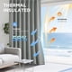 thumbnail image 4 of Cortinas Opacas Joydeco 304 cm de Largo 100% Bloqueo de Luz, 4 of 9