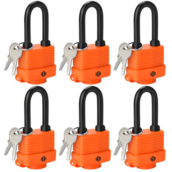 Candado HOX 40 mm Acero Inoxidable - Pack de 6