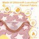 thumbnail image 3 of Uxcell Manta para Mascotas, Manta de Tiro Estampada con Estrellas de Franela, 21x30 Pulgadas, (Rojo, 1 Paquete 3), 3 of 7