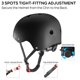 thumbnail image 4 of Casco de skate JBM ligero con ventilación ajustable, 4 of 9