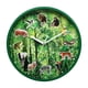 thumbnail image 5 of Reloj de pared con llamadas de animales cada hora con 12 sonidos diferentes, ligero para decoración de sala de estar, funciona con pilas, redondo de 3, 5 of 5