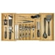 thumbnail image 1 of Organizador de cocina KitchenEdge Premium Silverware Bamboo, 1 of 6
